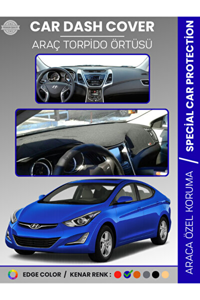 e-biz Hyundai̇ Elantra (2011-2017) Dashboard Cover Front Chest Vehicle-Specif...