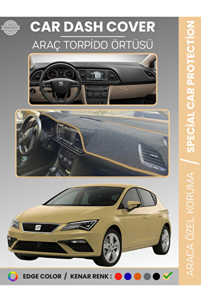 e-biz غطاء صندوق السيارة SEAT LEON (2013-2020) أمامي سجاد لحماية صندوق السيار...