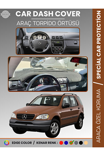 e-biz غطاء لوحة التحكم في السيارة مرسيدس ML320 / ML430 / ML270 W163 (1997-200...