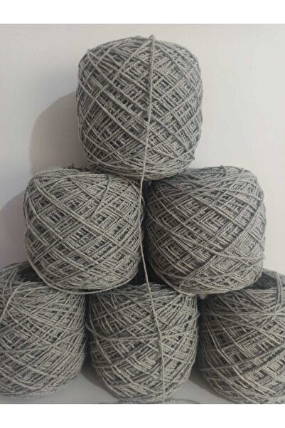 İPEK YÜN İPLİK DÜNYASI Koton (Cotton) Knitting Yarn (Light Grey) Crochet 100Gr