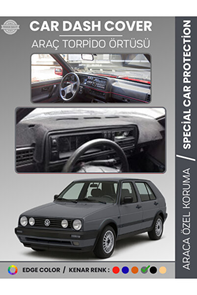 e-biz غطاء لوحة التحكم VOLKSWAGEN GOLF 2 MK2 (1983-1992) سجاد سي آي تي آر، حم...