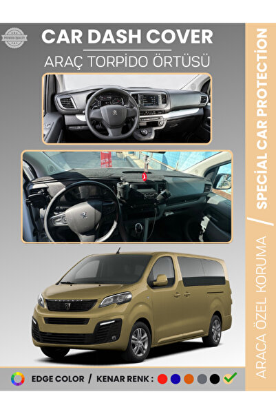 e-biz PEUGEOT TRAVELER (2016-2023) غطاء لوحة التحكم لحماية التوربيدو، حماية ك...