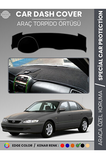 e-biz غطاء لوحة التحكم الأمامية لسيارة مازدا 626 (1987-1991) سجاد سي آي، حماي...