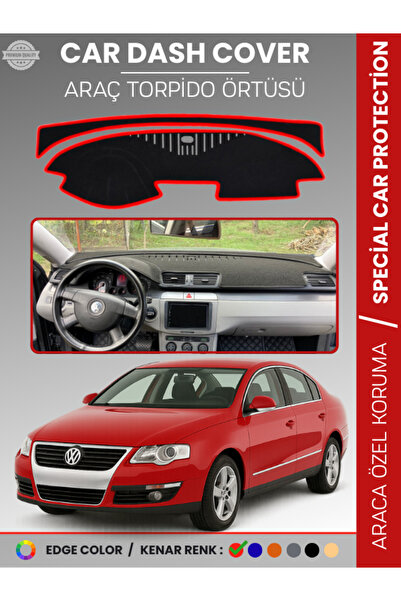 e-biz غطاء لوحة القيادة لسيارة فولكس فاجن باسات B6 (2005-2010) لحماية الصدر ا...