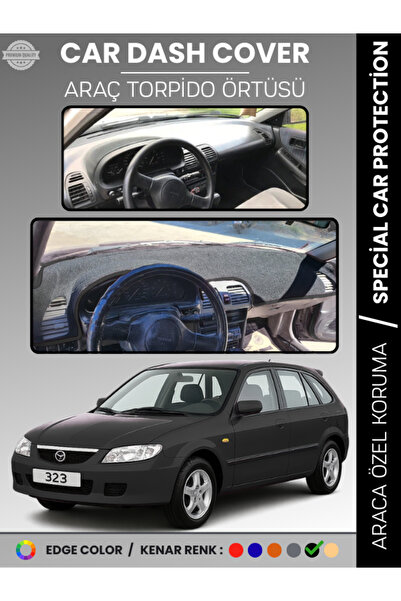 e-biz غطاء لوحة التحكم لسيارة مازدا 323 BJ هاتشباك (1998-2003) - حماية كاملة ...