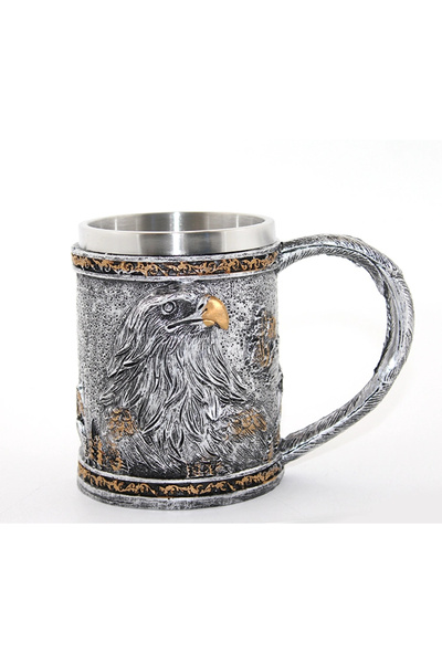 Epilons Stainless Steel Design Mug Cup