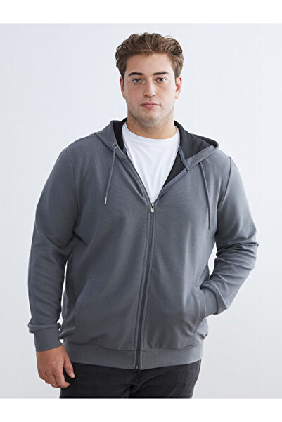 LC Waikiki I Standartkalıp Hooded Men's Zipper Sweatshirt from Freezen Store