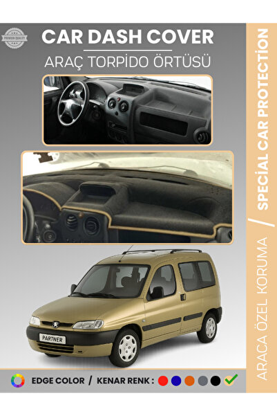 e-biz غطاء لوحة التحكم في السيارة PEUGEOT PARTNER (1996-2002) - حماية لوحة ال...