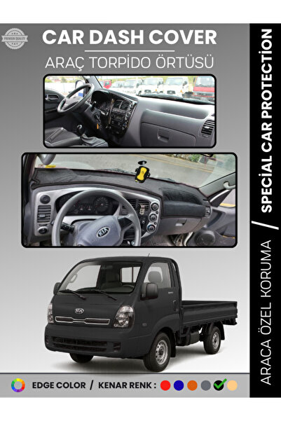 e-biz غطاء لوحة التحكم في السيارة كيا بونجو (2004-2019) - حماية كاملة للوحة ا...