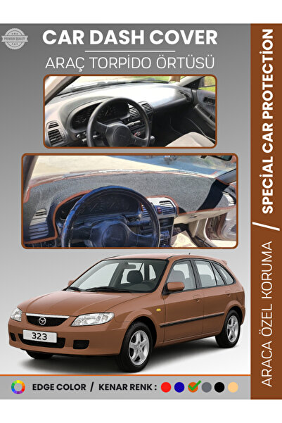 e-biz غطاء لوحة التحكم لسيارة مازدا 323 BJ هاتشباك (1998-2003) - حماية كاملة ...