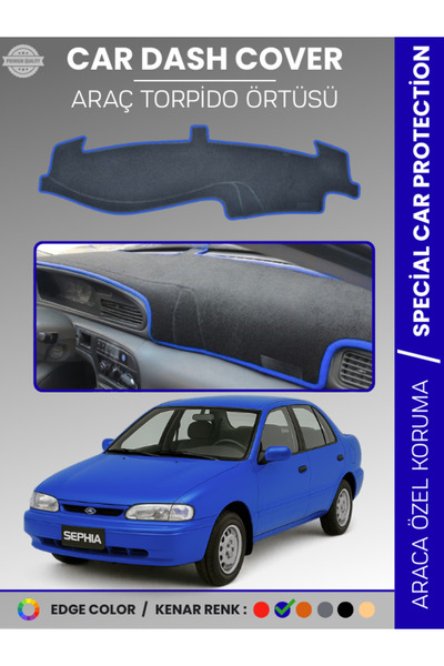 e-biz Kia Sephi̇a (1995-1998) Dashboard Cover Front Panel Ha Rug Dashboard Pr...