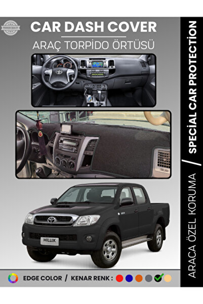 e-biz غطاء لوحة التحكم لتويوتا هايلكس (2005-2014) سجاد سي آي تي آر حماية كامل...