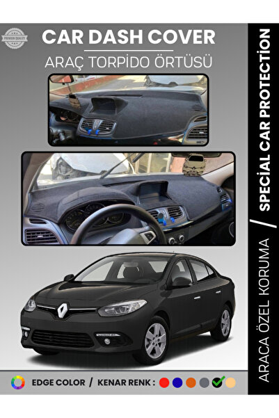 e-biz رينو فلوينس مع شاشة كبيرة ونظام ملاحة (2013-2016) غطاء لوحة التوربيدو، ...