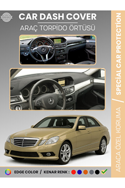 e-biz غطاء لوحة القيادة لسيارات مرسيدس E200 / E220 / E250 / E300 W212 (2009-2...