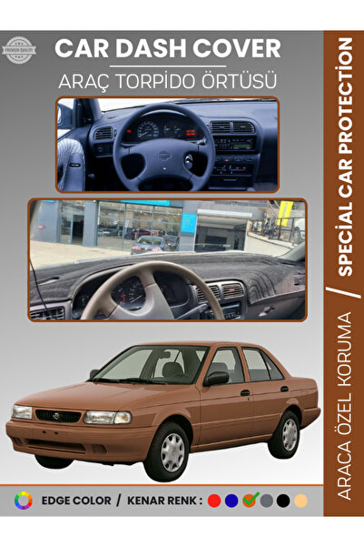 e-biz Ni̇ssan Sunny (1990-1995) Dashboard Cover Front Panel Protection Full F...