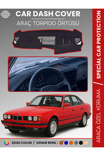 e-biz غطاء لوحة التوربيدو لسيارة BMW E34 5 SERIES بدون وسائد هوائية (1988-199...