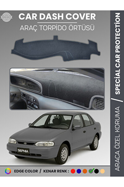 e-biz غطاء لوحة التحكم الأمامية لسيارة كيا سيفيا (1995-1998) Ha سجاد، حماية ك...