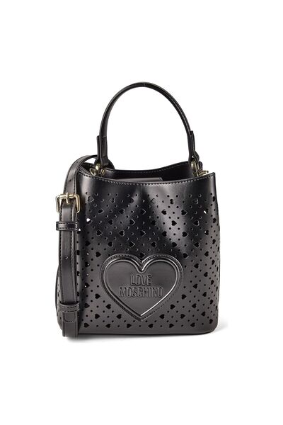 Love Moschino Korb laminierte Schultertasche 22 cm