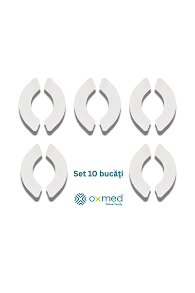 OXMED Set 20 benzi din nețesut ZenSetiv, pentru fixare pungi de colostomie/il...