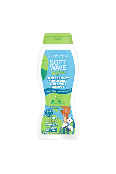 COSMALINE Șampon delicat pentru bucle, copii cu păr cret & ondulat, Soft Wave...