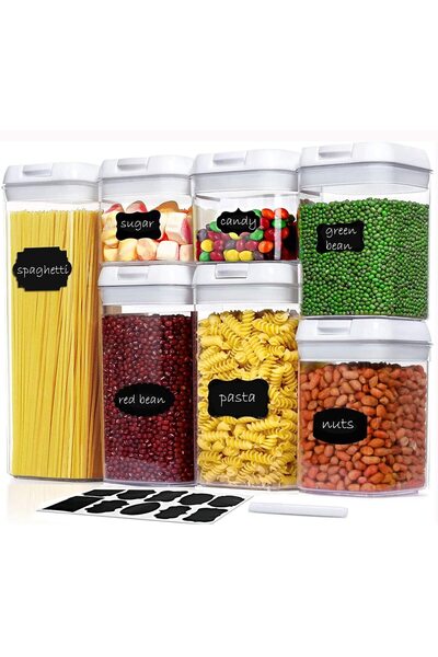 genric 7 Pack Airtight Food Storage Container Set