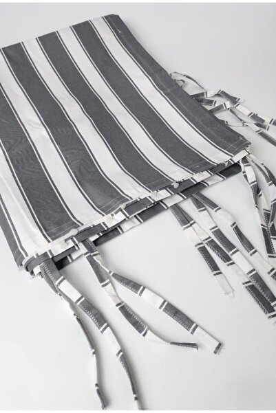 ERCANLI Κουρτίνα Μπαλκονιού Enxboy Προαιρετική Γκρι Λευκή Αδιάβροχη - Κουρτίν...