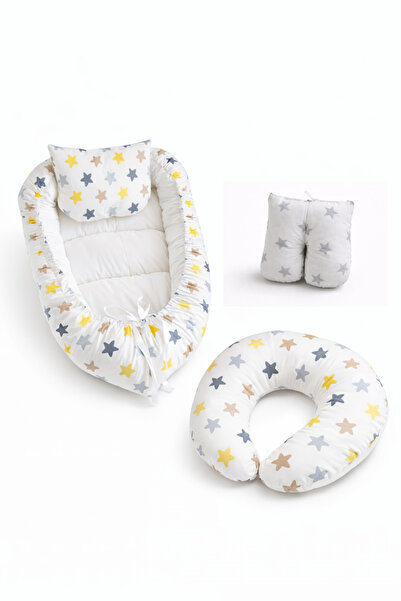 BebeK on For Babynest Yellow Star Set |   Breastfeeding Pillow with