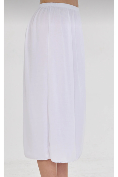 fossin Women's White Long Full-Length No-Show Dress Lining