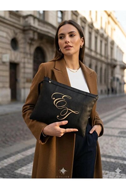 LTS bag ltsbag kişiye özel nakışlı portföy clutch çanta