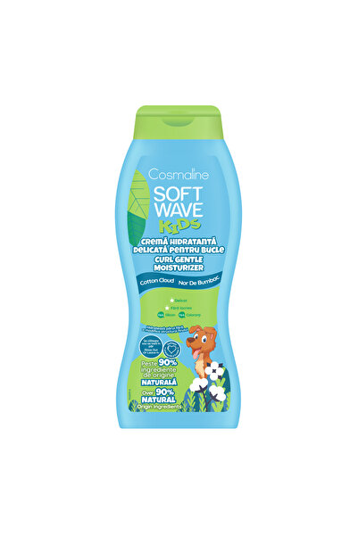 COSMALINE Cremă hidratantă pentru păr ondulat și creț pentru copii, Soft Wave...