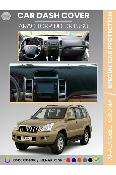 e-biz غطاء لوحة القيادة الأمامية لحماية الصدر لسيارة تويوتا لاند كروزر برادو ...