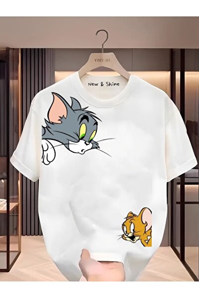 sor sign Tom and Jerry Printed t-shirt in large size