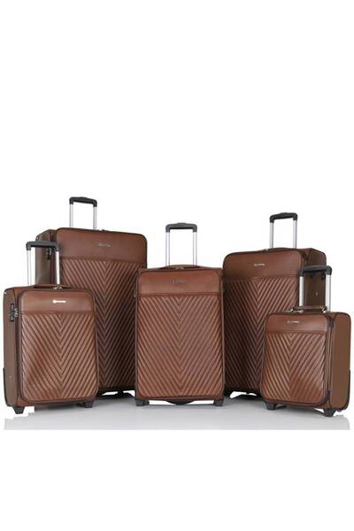 Assoda Travel Bag Set – 5 Pieces PU Leather