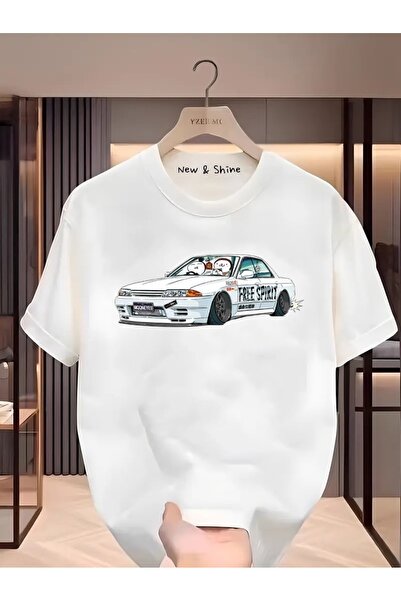 sor sign Oversized retro car Printed t-shirt