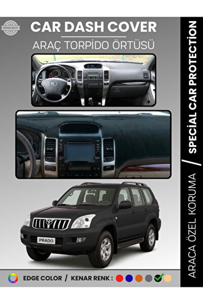 e-biz غطاء لوحة القيادة الأمامية لحماية الصدر لسيارة تويوتا لاند كروزر برادو ...