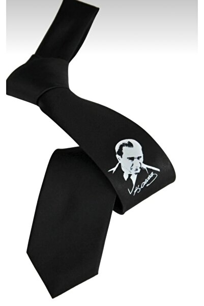 BG TASARIM Ataturk Printed Tie