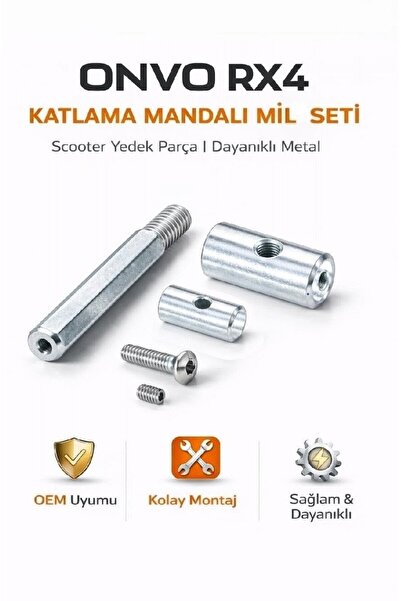 ozbience Çok Fonksiyonlu Katlama Mandalı Mil Seti, Dayanıklı ve Güvenilir Tas...