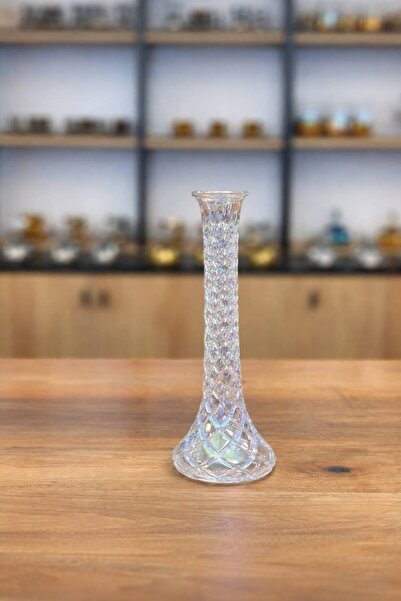 rova tr Royal Series Luxury Glass Titanium Plated Vase – Decorative Vase _Çey...