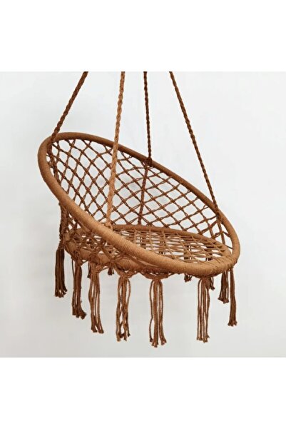 EMATTEIRO Scaun Tip Leagăn Suspendat Rotund, Suportă 150 kg, Dimensiuni 60x60...