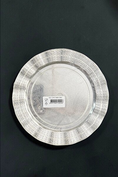 NadirAmbalaj 6 Adet Lüks Gold Kristal Görünümlü Sert Plastik Tabak - Söz Nişa...