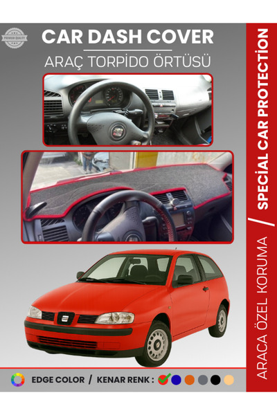 e-biz Seat Ibiza (1998-2001) Dashboard Cover Panel Ha Rug Oruma Full Fit Prev...