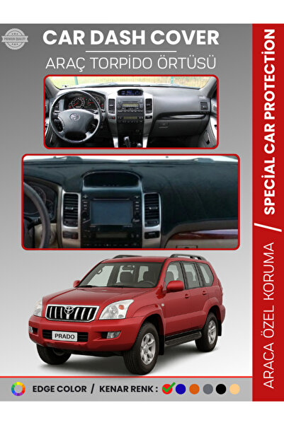 e-biz غطاء لوحة القيادة الأمامية لحماية الصدر لسيارة تويوتا لاند كروزر برادو ...