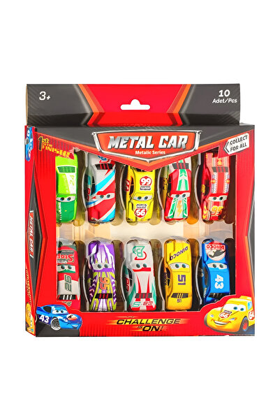FELİTE 10 lu Set Metal Araba Oyuncak Araba