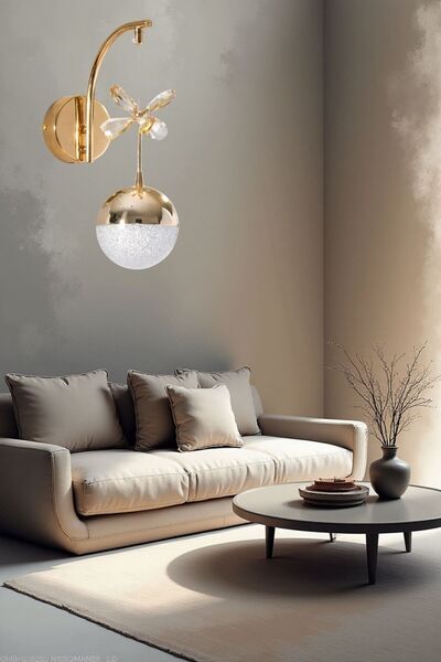Harnelli 3 Renk Yanabilen Modern Ledli Aplik