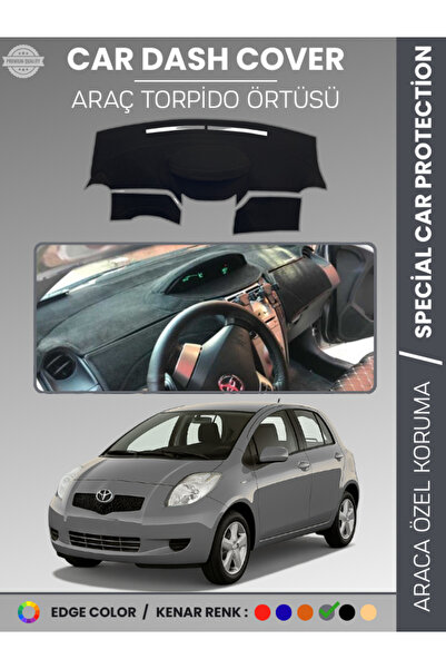 e-biz Toyota Yaris (2005-2013) Dashboard Cover Front Panel Protection Full Fi...
