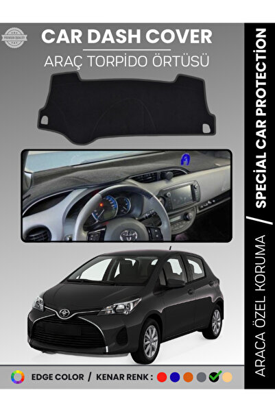 e-biz Toyota Yaris (2014-2019) Dashboard Cover Front Panel Protection Full Fi...