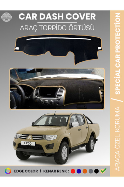 e-biz غطاء صندوق السيارة ميتسوبيشي L200 (2006-2015) لحماية الصدر الأمامي، مخص...