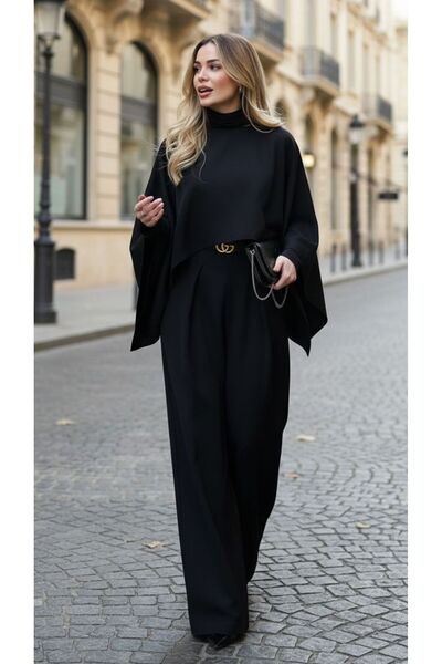 BEQA Women's Stylish Cape Jumpsuit