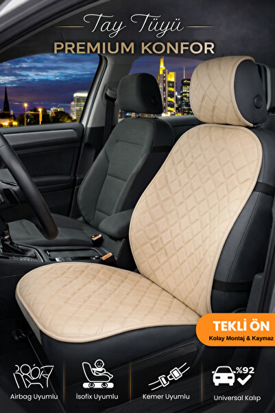 e-biz Car Seat Cover Thai Feather 4-Layer Cushion Single Front - Anti-Sweat, ...