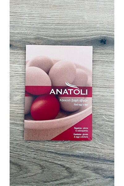 Anatoli Paskalya Yumurta Boyası - Kırmızı